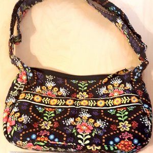 Stephanie Dawn Floral Quilted Crossbody Bag